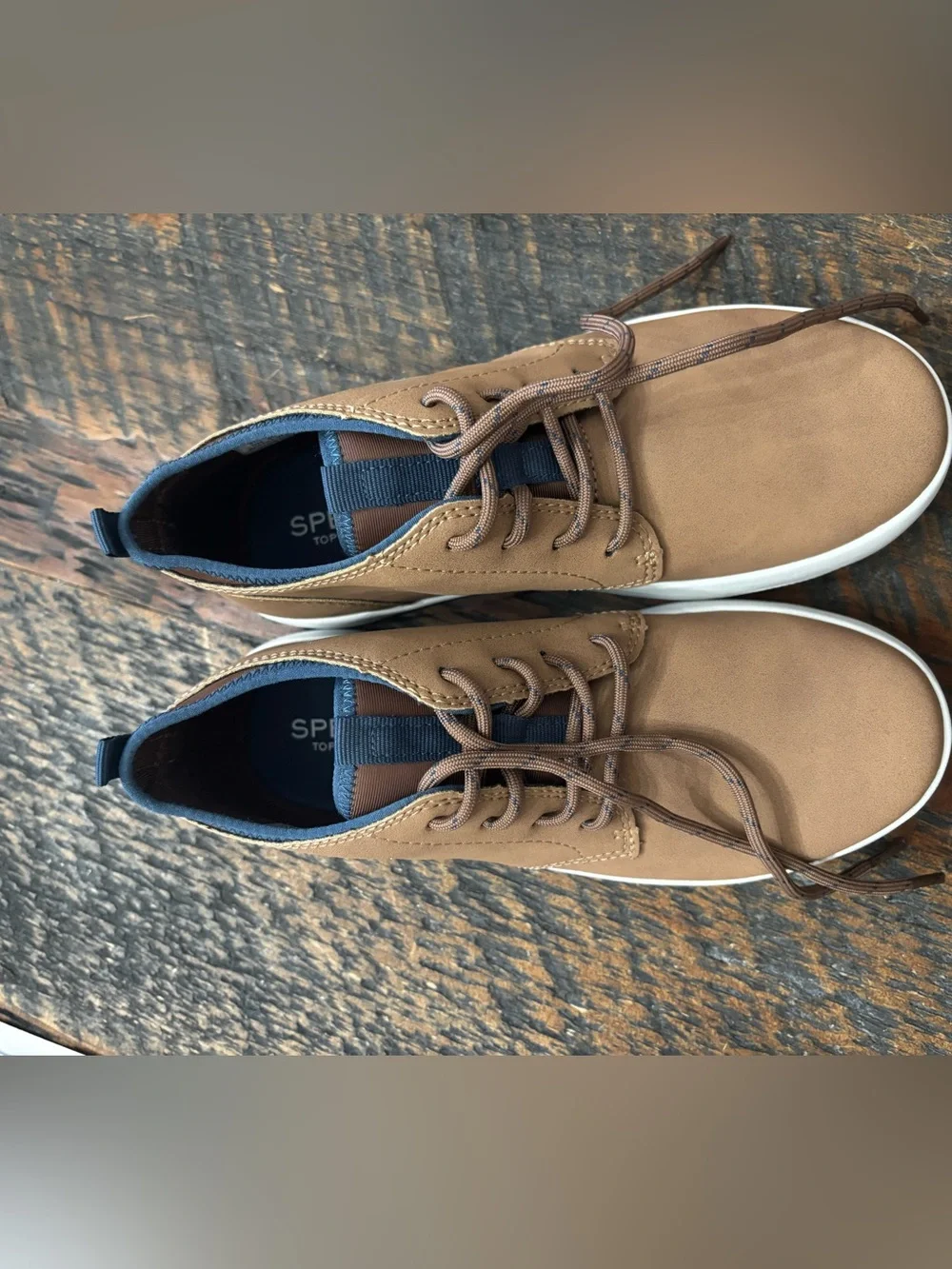 Sperry Boys chukka boots size 3